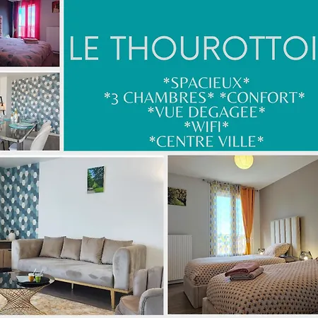 Le Thourottois*Centre ville*Wifi*Spacieux*Confort* Saint-Gobain Thourotte Extérieur photo
