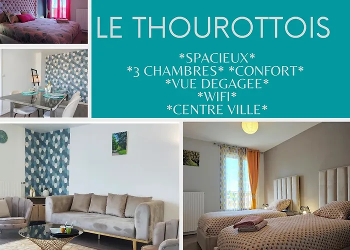Le Thourottois*Centre Ville*Wifi*Spacieux*Confort* Saint-Gobain