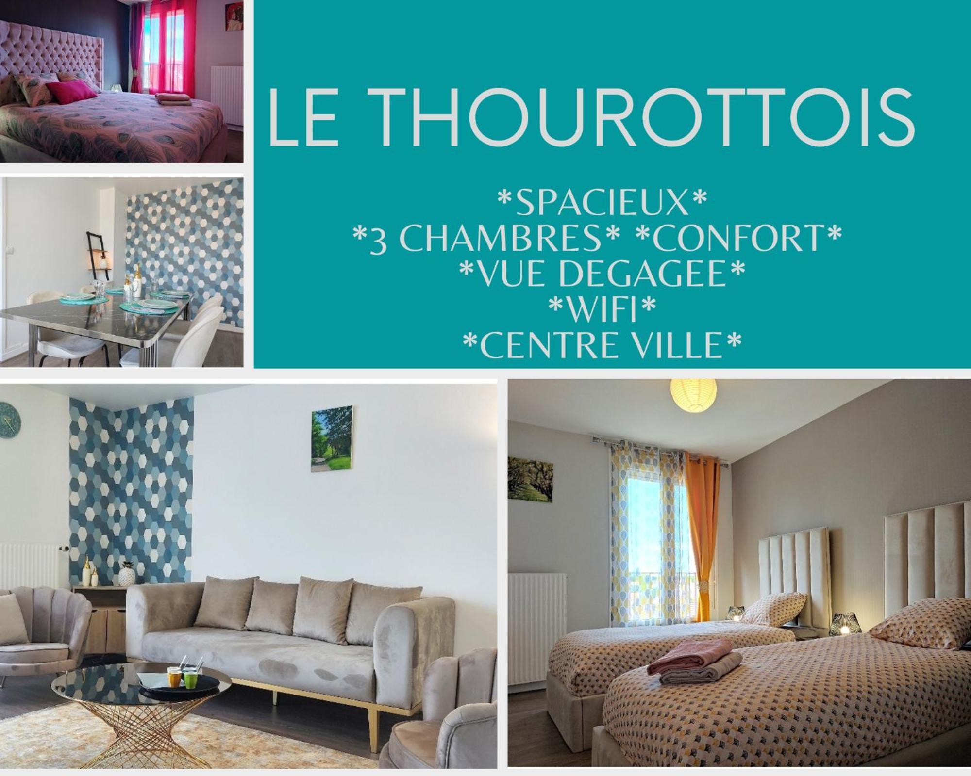 Le Thourottois*centre Ville*wifi*spacieux*confort* Saint-gobain Thourotte